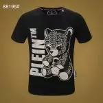 t-shirt philipp plein round neck ss bear plein tm noir